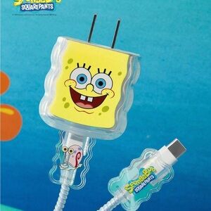 SpongeBob SquarePants USB Charger cover set New